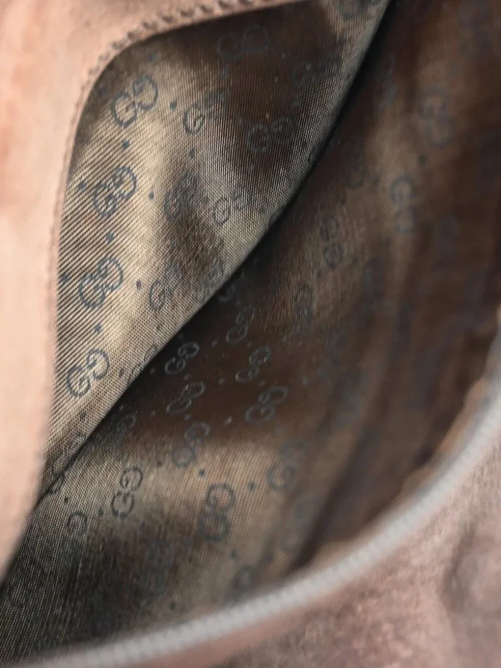Gucci Brown Suede leather Shoulder Bag